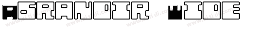 Agrandir Wide Ultra字体转换